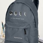 Σχολική Τσάντα για Γυμνασίο & Λύκειο, Γκρι Moon & Back