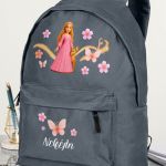 Σχολική Τσάντα για Παιδιά Δημοτικού, Γκρι με Πριγκίπισσα