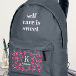 Σχολική Τσάντα για Παιδιά Δημοτικού, Γκρι με Καρδιές