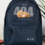 Σχολική Τσάντα για Γυμνασίο & Λύκειο, Μπλε με Σχέδιο Teddy