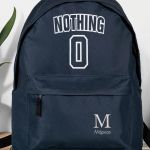 Σχολική Τσάντα για Γυμνασίο & Λύκειο, Μπλε με Σχέδιο Nothing