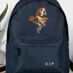 Σχολική Τσάντα για Γυμνασίο & Λύκειο, Μπλε Doggy Basket