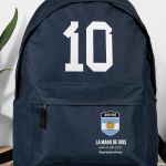 Σχολική Τσάντα για Γυμνασίο & Λύκειο, Μπλε με Σχέδιο Αργεντινή