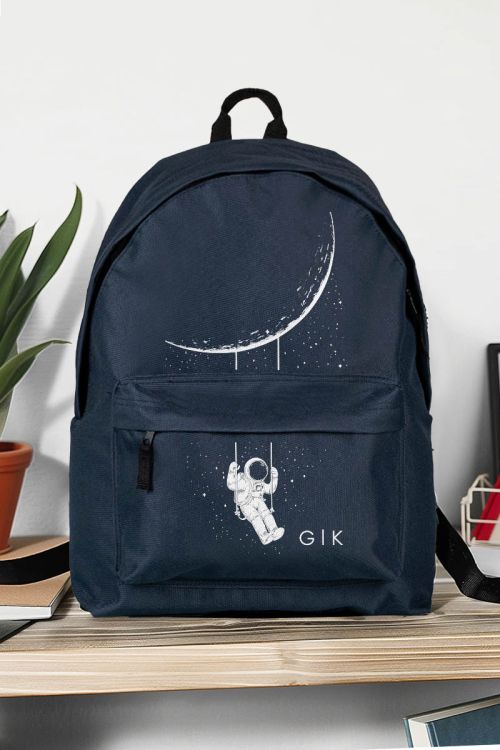 Σχολική Τσάντα για Γυμνασίο & Λύκειο, Μπλε Space Swing