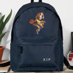 Σχολική Τσάντα για Γυμνασίο & Λύκειο, Μπλε Doggy Basket