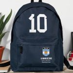 Σχολική Τσάντα για Γυμνασίο & Λύκειο, Μπλε με Σχέδιο Αργεντινή