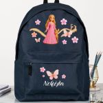 Σχολική Τσάντα για Παιδιά Δημοτικού, Μπλε με Πριγκίπισσα