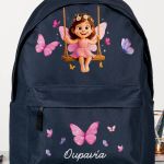 Σχολική Τσάντα για Κορίτσια Δημοτικού, Μπλε με Νεράιδα