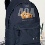 Σχολική Τσάντα για Γυμνασίο & Λύκειο, Μπλε με Σχέδιο Teddy