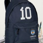 Σχολική Τσάντα για Γυμνασίο & Λύκειο, Μπλε με Σχέδιο Αργεντινή