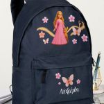 Σχολική Τσάντα για Παιδιά Δημοτικού, Μπλε με Πριγκίπισσα