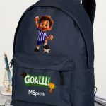 Σχολική Τσάντα για Παιδιά Δημοτικού, Μπλε με Γαλάζιο Παίχτη