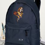 Σχολική Τσάντα για Γυμνασίο & Λύκειο, Μπλε Doggy Basket