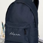 Μπλε Τσάντα Σχολική για Παιδιά, Προσωποποιημένη με Όνομα