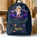 Σετ 2 Δώρα για Παιδιά, Παγούρι & Τσάντα Δημοτικού με Αστροναύτη