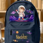 Σετ 2 Δώρα για Παιδιά, Παγούρι & Τσάντα Δημοτικού με Αστροναύτη