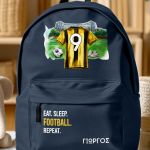 Σετ 2 Δώρα για Παιδιά, Παγούρι & Τσάντα με Κιτρινόμαυρη Φανέλα