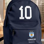 Σχολική Τσάντα για Γυμνασίο & Λύκειο, Μπλε με Σχέδιο Αργεντινή