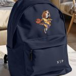 Σχολική Τσάντα για Γυμνασίο & Λύκειο, Μπλε Doggy Basket