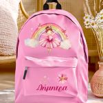 Σετ 2 Δώρα για Παιδιά, Παγούρι & Τσάντα Δημοτικού με Μπαλαρίνα