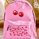 Σετ 2 Δώρα για Παιδιά, Παγούρι & Τσάντα Γυμνασίου με Κεράσια
