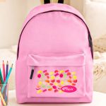 Σχολική Τσάντα για Κορίτσια Δημοτικού, Ροζ με Ζελεδάκια