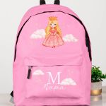 Σχολική Τσάντα για Κορίτσια Δημοτικού, Ροζ με Πριγκίπισσα