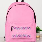 Tsanta Scholiki Roz gia Koritsia me Onoma & Schedio Anthi