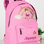 Σετ 2 Δώρα για Παιδιά, Παγούρι & Τσάντα Δημοτικού με Μπαλαρίνα