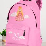 Σχολική Τσάντα για Κορίτσια Δημοτικού, Ροζ με Πριγκίπισσα