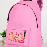 Σχολική Τσάντα για Κορίτσια Δημοτικού, Ροζ με Ζελεδάκια