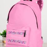 Tsanta Scholiki Roz gia Koritsia me Onoma & Schedio Anthi