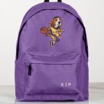 Σχολική Τσάντα για Γυμνασίο & Λύκειο, Μωβ Doggy Basket