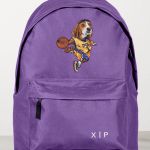 Σχολική Τσάντα για Γυμνασίο & Λύκειο, Μωβ Doggy Basket