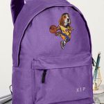 Σχολική Τσάντα για Γυμνασίο & Λύκειο, Μωβ Doggy Basket