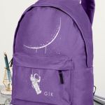 Σχολική Τσάντα για Γυμνασίο & Λύκειο, Μωβ Space Swing