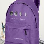 Σχολική Τσάντα για Γυμνασίο & Λύκειο, Μωβ Moon & Back