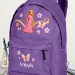 Σχολική Τσάντα για Παιδιά Δημοτικού, Μωβ με Πριγκίπισσα