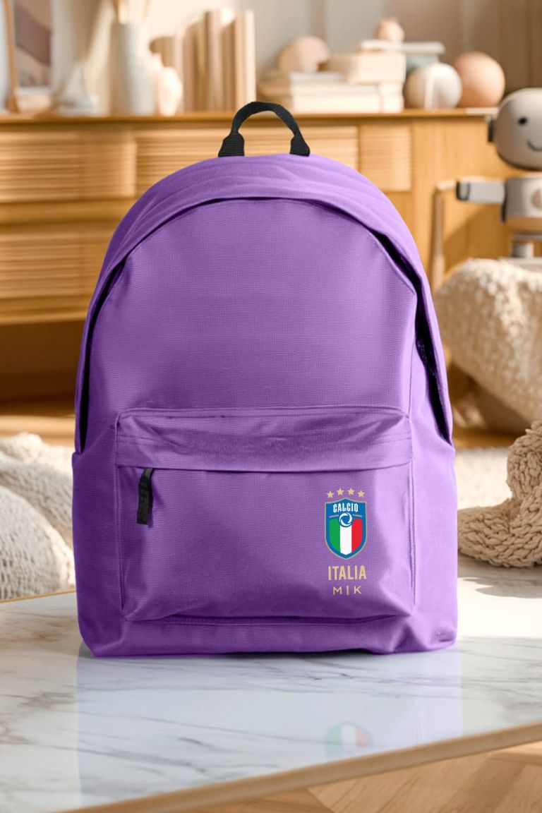 Σχολική Τσάντα για Γυμνασίο & Λύκειο, Μωβ Calcio Italia