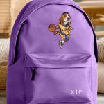 Σχολική Τσάντα για Γυμνασίο & Λύκειο, Μωβ Doggy Basket