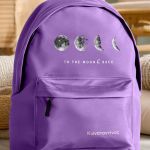 Σχολική Τσάντα για Γυμνασίο & Λύκειο, Μωβ Moon & Back