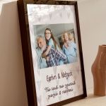 Κορνίζα με Φωτογραφία & Καρδιές, Δώρο για Γιαγιά & Παππού
