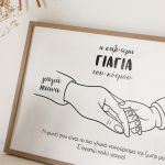 Κορνίζα με Αφιέρωση, Δώρο για τη Γιαγιά, Best Grandmother