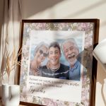 Κορνίζα με Φωτογραφία, Πρωτότυπο Δώρο για Παππού & Γιαγιά