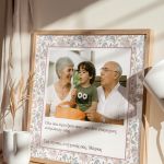 Κορνίζα με Φωτογραφία, Δώρο για Παππού & Γιαγιά