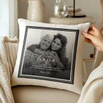 Μαξιλάρι Λινό με Φωτογραφία & Αφιέρωση, Ιδανικό Δώρο για Γιαγιά