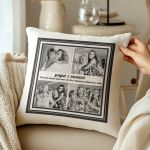 Μαξιλάρι Λινό με Φωτογραφίες, Ιδανικό Δώρο για Παππού & Γιαγιά