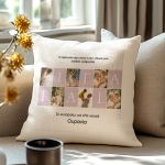 Μαξιλάρι Λινό με Φωτογραφίες, Μοναδικό Δώρο για τη Γιαγιά
