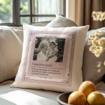 Μαξιλάρι Λινό με Φωτογραφία, Πρωτότυπο Δώρο για τη Γιαγιά