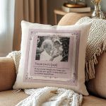 Μαξιλάρι Λινό με Φωτογραφία, Πρωτότυπο Δώρο για τη Γιαγιά